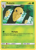 Kakuna 2/111 English Pokémon card from Crimson Invasion (2017)
