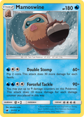Mamoswine 21/111 English Pokémon card from Crimson Invasion (2017)