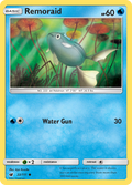 Remoraid 22/111 English Pokémon card from Crimson Invasion (2017)
