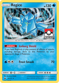 Regice 28/111 English Pokémon card from Crimson Invasion (2017)