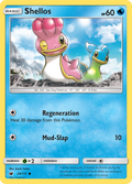 Shellos 29/111 English Pokémon card from Crimson Invasion (2017)