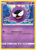 Gastly 36/111 English Pokémon card from Crimson Invasion (2017)