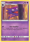 Haunter 37/111 English Pokémon card from Crimson Invasion (2017)