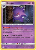 Gengar 38/111 English Pokémon card from Crimson Invasion (2017)
