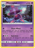 Mismagius 40/111 English Pokémon card from Crimson Invasion (2017)