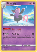 Grumpig 42/111 English Pokémon card from Crimson Invasion (2017)