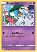 Chimecho 43/111 English Pokémon card from Crimson Invasion (2017)