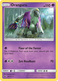 Oranguru 48/111 English Pokémon card from Crimson Invasion (2017)