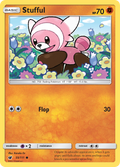 Stufful 55/111 English Pokémon card from Crimson Invasion (2017)