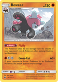 Bewear 56/111 English Pokémon card from Crimson Invasion (2017)