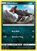 Houndour 58/111 English Pokémon card from Crimson Invasion (2017)