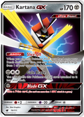 Kartana-GX 70/111 English Pokémon card from Crimson Invasion (2017)