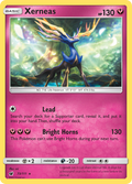 Xerneas 73/111 English Pokémon card from Crimson Invasion (2017)