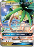 Alolan Exeggutor-GX 74/111 English Pokémon card from Crimson Invasion (2017)