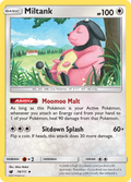 Miltank 78/111 English Pokémon card from Crimson Invasion (2017)