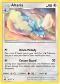 Altaria 80/111 English Pokémon card from Crimson Invasion (2017)