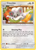 Cinccino 86/111 English Pokémon card from Crimson Invasion (2017)