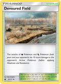 Devoured Field 93/111 English Pokémon card from Crimson Invasion (2017)