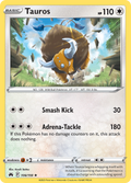 Tauros 106/159 — English Pokémon Crown Zenith (2023)