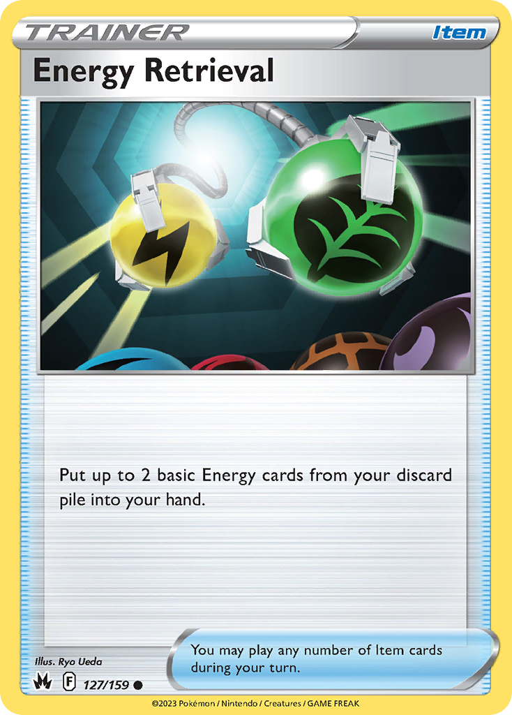 Energy Retrieval 127/159 — English Pokémon Crown Zenith (2023)