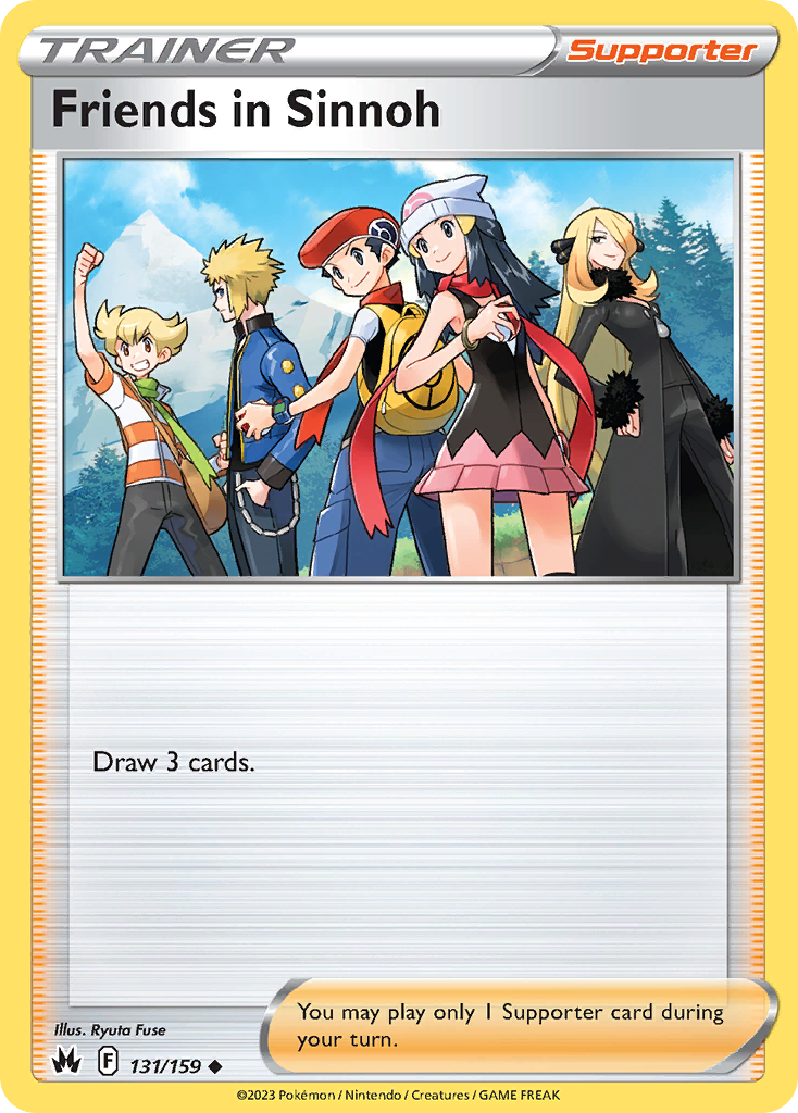 Friends in Sinnoh 131/159 — English Pokémon Crown Zenith (2023)