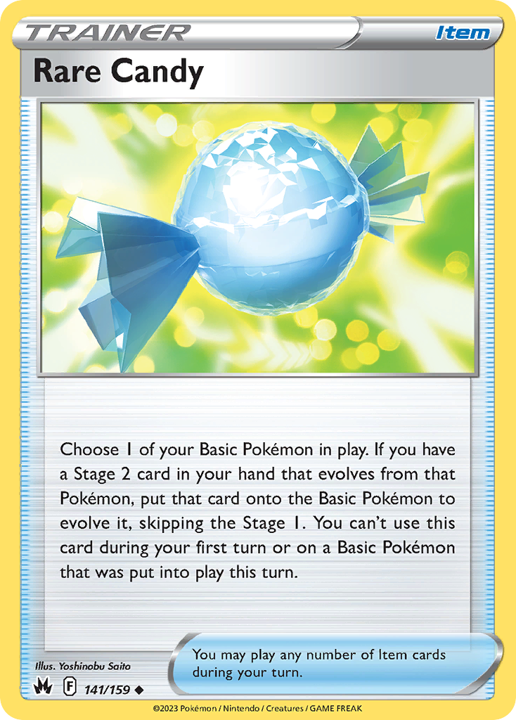 Rare Candy 141/159 — English Pokémon Crown Zenith (2023)