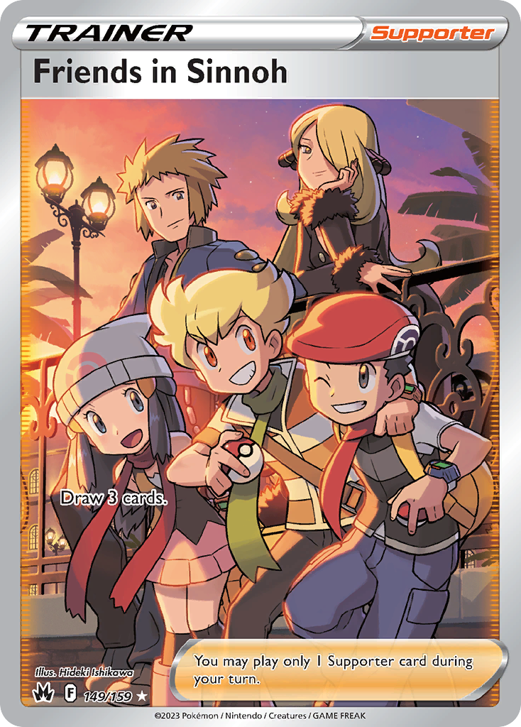 Friends in Sinnoh 149/159 — English Pokémon Crown Zenith (2023)
