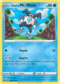 Galarian Mr. Mime 30/159 — English Pokémon Crown Zenith (2023)