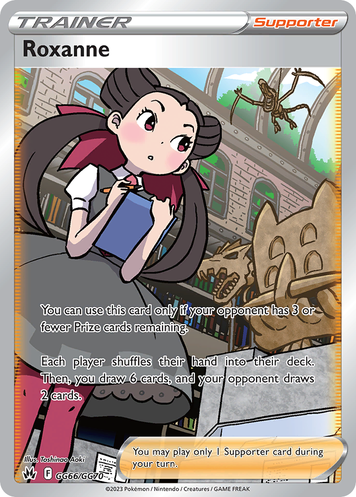 Roxanne GG66/GG70 — English Pokémon Crown Zenith Galarian Gallery (2023)