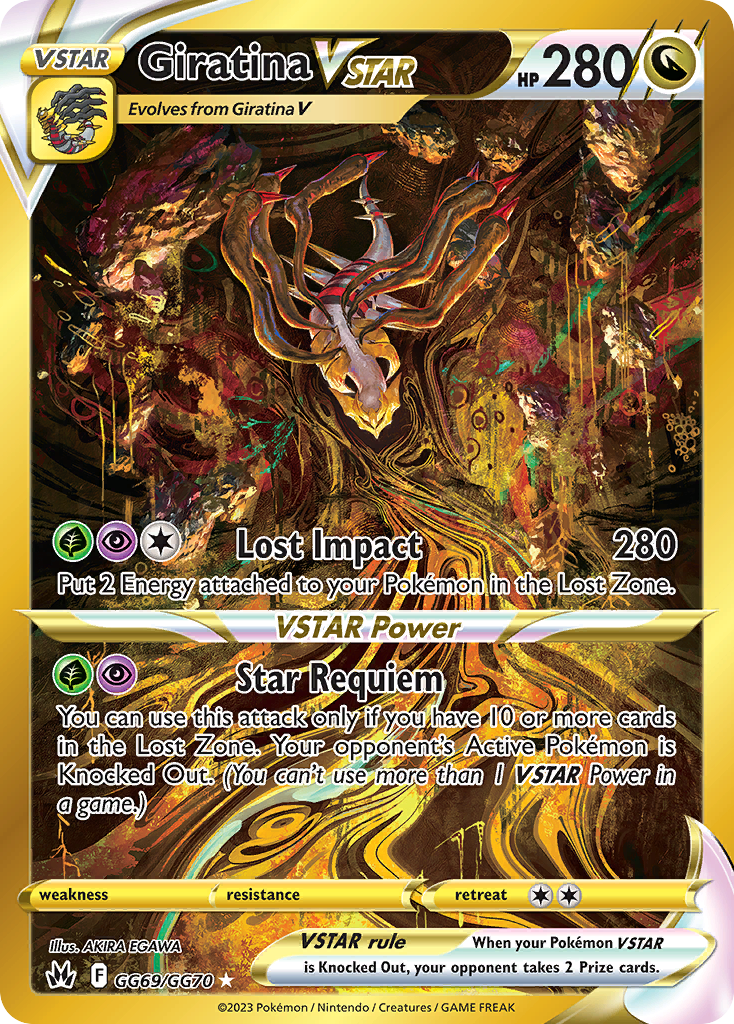Giratina VSTAR GG69/GG70 — English Pokémon Crown Zenith Galarian Gallery (2023)