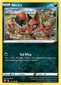 Nickit 112/189 English Pokémon card from Darkness Ablaze (2020)