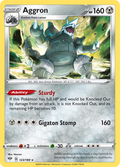 Aggron 123/189 English Pokémon card from Darkness Ablaze (2020)
