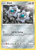 Klink 125/189 English Pokémon card from Darkness Ablaze (2020)