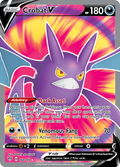Crobat V 182/189 English Pokémon card from Darkness Ablaze (2020)