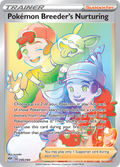 Pokémon Breeder's Nurturing 195/189 English Pokémon card from Darkness Ablaze (2020)