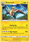 Dracozolt 65/189 English Pokémon card from Darkness Ablaze (2020)