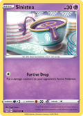 Sinistea 82/189 English Pokémon card from Darkness Ablaze (2020)