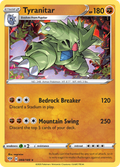 Tyranitar 88/189 English Pokémon card from Darkness Ablaze (2020)