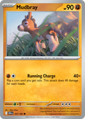 Mudbray 107/182 — English Pokémon Destined Rivals (2025)