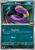 Team Rocket's Ekans 112/182 — English Pokémon Destined Rivals (2025)