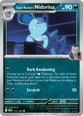 Team Rocket's Nidorina 115/182 — English Pokémon Destined Rivals (2025)