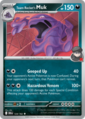 Team Rocket's Muk 124/182 — English Pokémon Destined Rivals (2025)