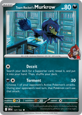 Team Rocket's Murkrow 127/182 — English Pokémon Destined Rivals (2025)