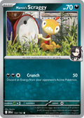 Marnie's Scraggy 132/182 — English Pokémon Destined Rivals (2025)