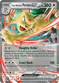 Team Rocket's Persian ex 150/182 — English Pokémon Destined Rivals (2025)