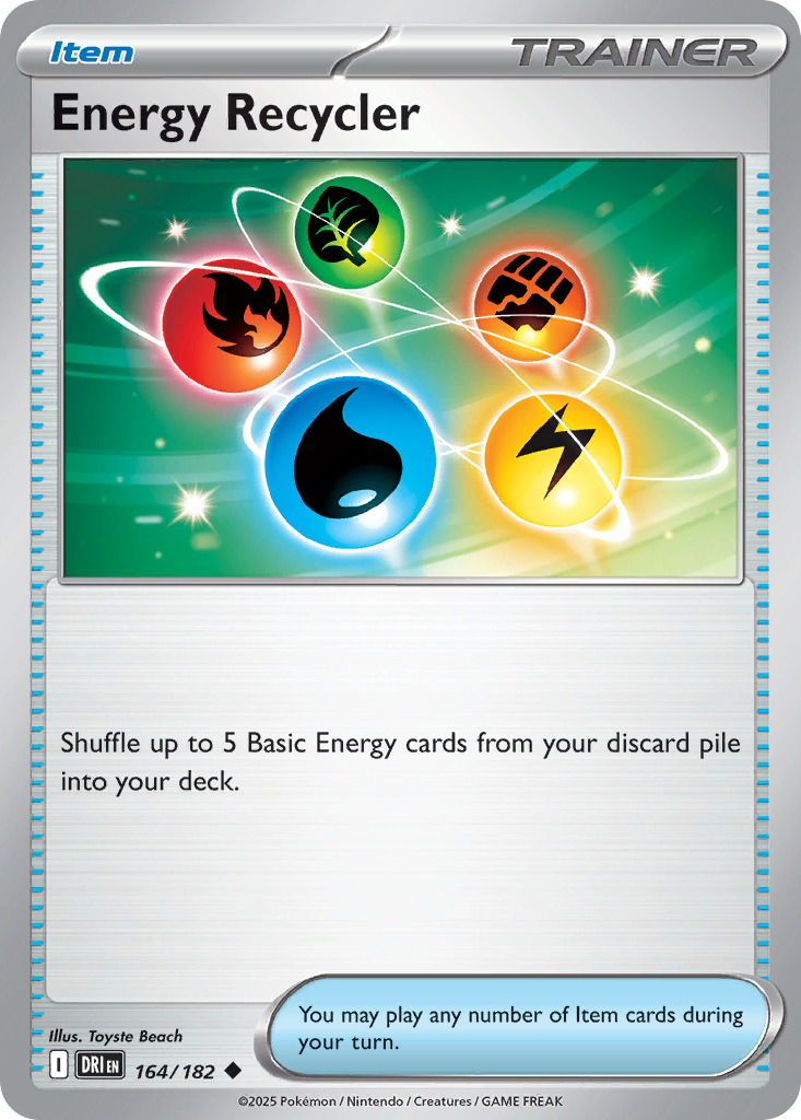 Energy Recycler 164/182 — English Pokémon Destined Rivals (2025)