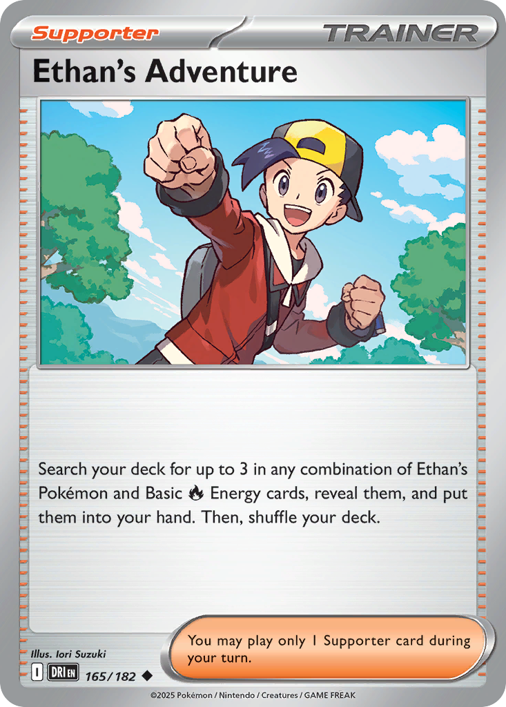 Ethan's Adventure 165/182 — English Pokémon Destined Rivals (2025)