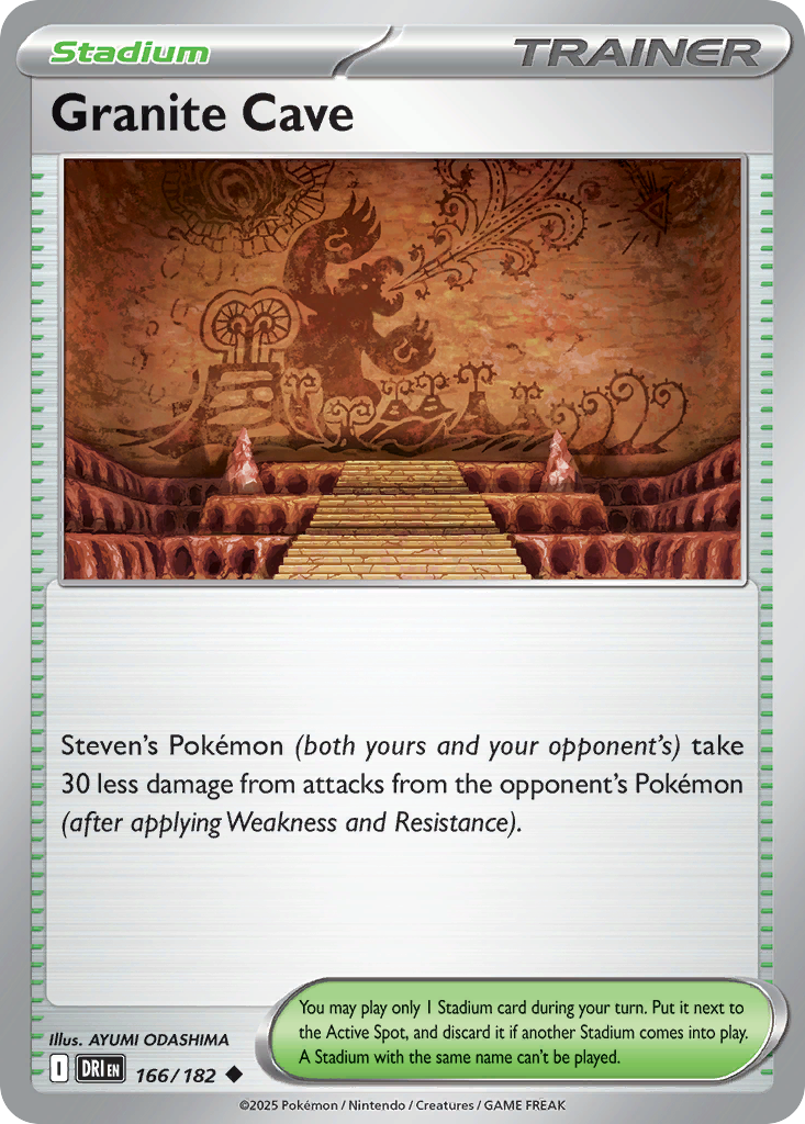 Granite Cave 166/182 — English Pokémon Destined Rivals (2025)