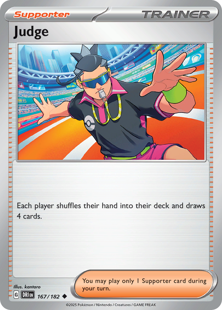 Judge 167/182 — English Pokémon Destined Rivals (2025)