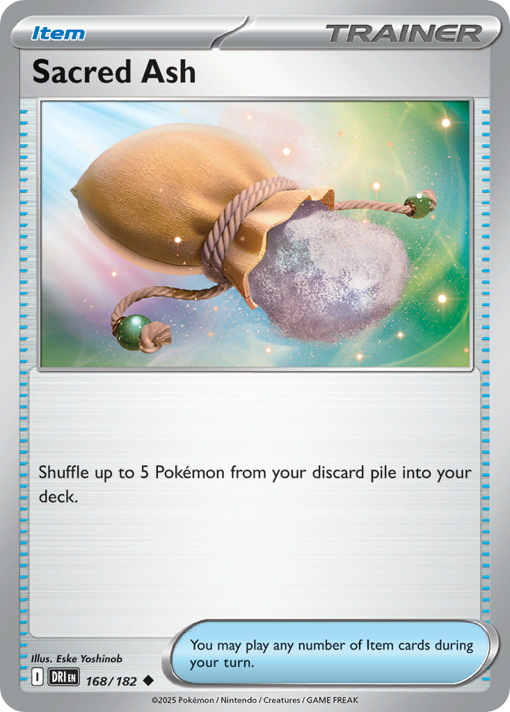 Sacred Ash 168/182 — English Pokémon Destined Rivals (2025)